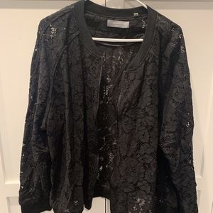 Lace bomber jacket/blazer